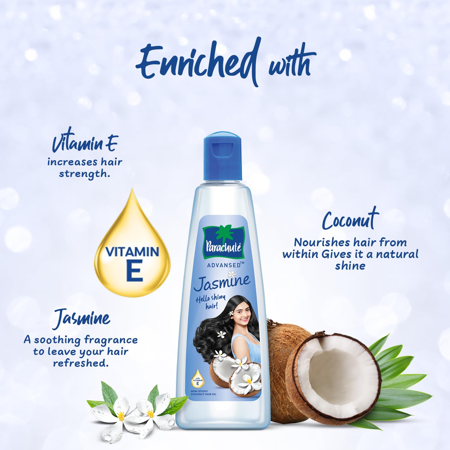 PARACHUTE JASMINE HAIR OIL 200ML - Image 5