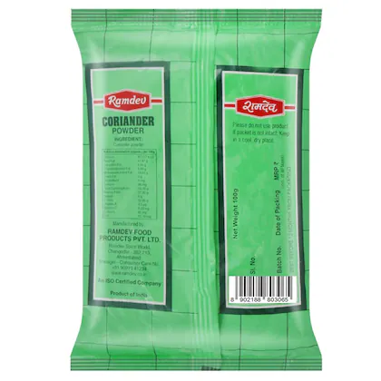 RAMDEV CORIANDER POWDER 100G - Image 2
