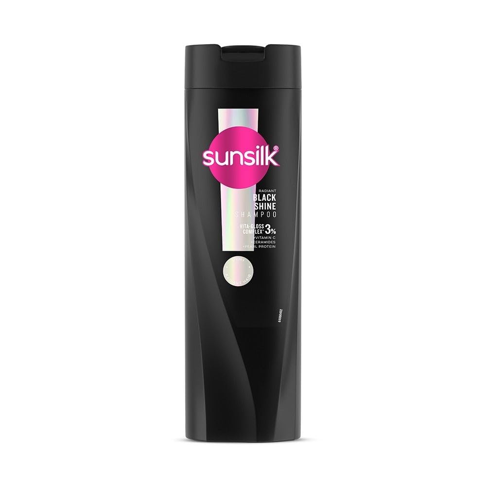 SUNSILK RADIANT BLACK SHINE SHAMPOO 180ML