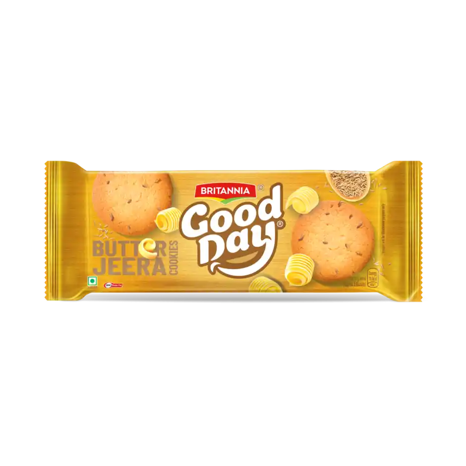 BRITNNIA BUTER JEERA GOOD DAY COOKIES 90G
