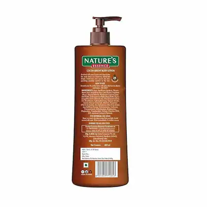 NATURES COCOA BRIGHT BODY LOTION 400ML - Image 2