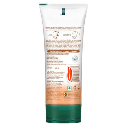 HIMALAYA TAN REMOVAL OIRANGE FACE SCRUB 50G - Image 2
