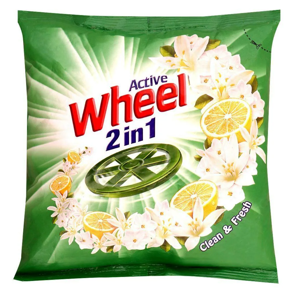 ACTIVE WHEEL 2IN1 DETERGENT POWDER 500G