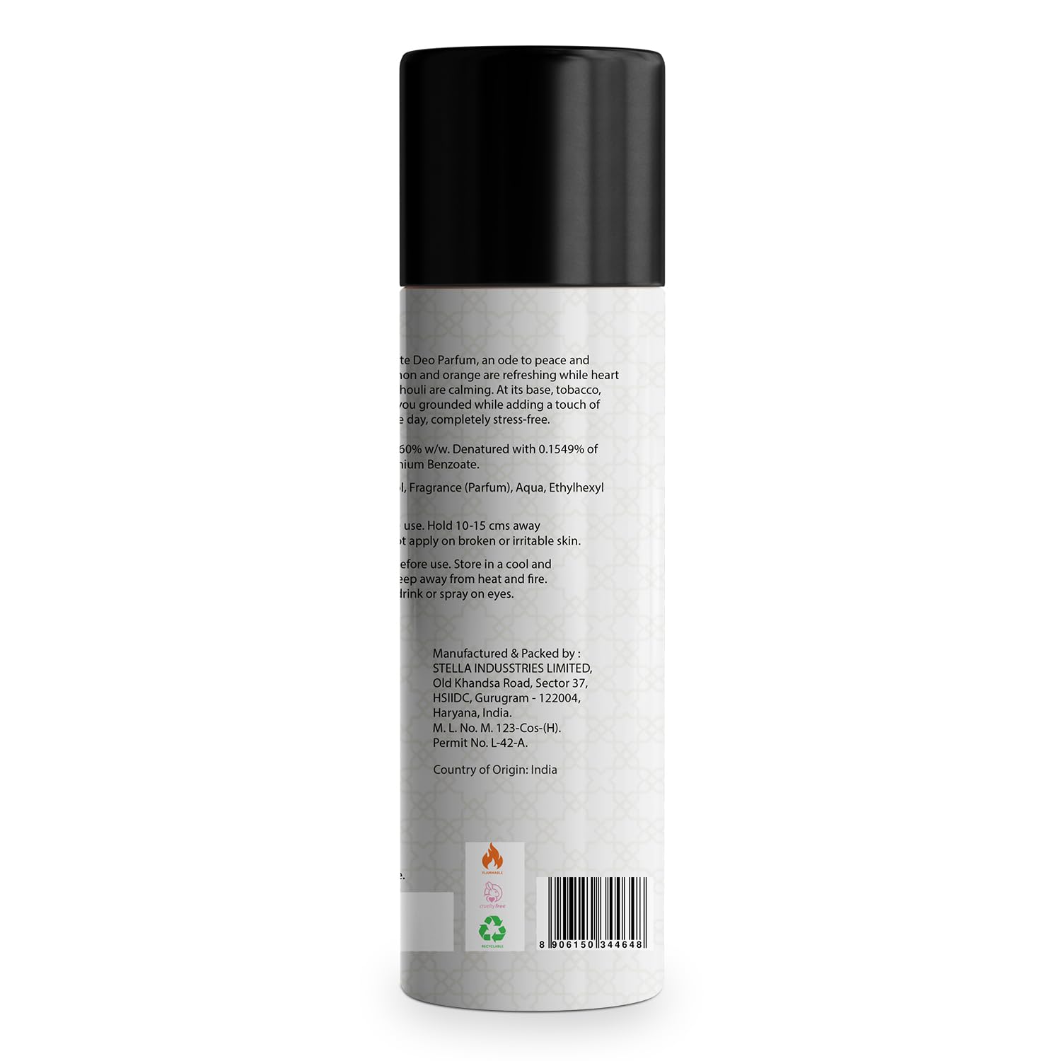 BELLAVITA OUD WHITE DEO PERFUME 150ML - Image 2