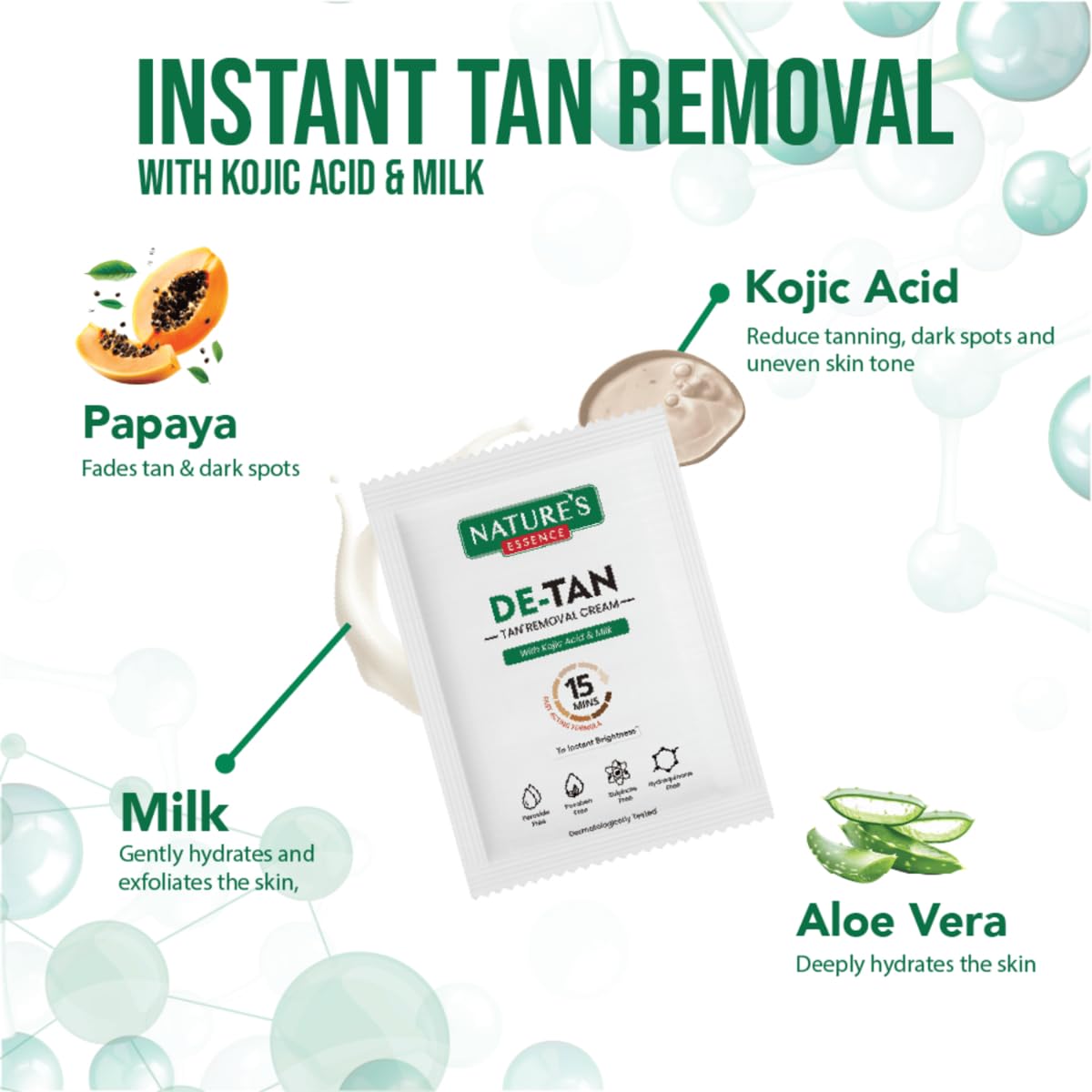 NATURES DE-TAN TAN*REMOVAL CREAM 10G - Image 3