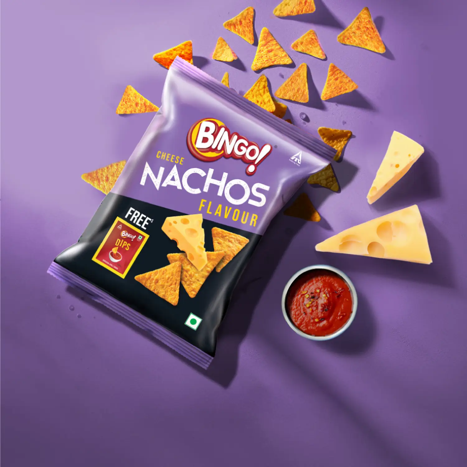 BINGO CHEESE NACHOS FLAVOUR RS. 20